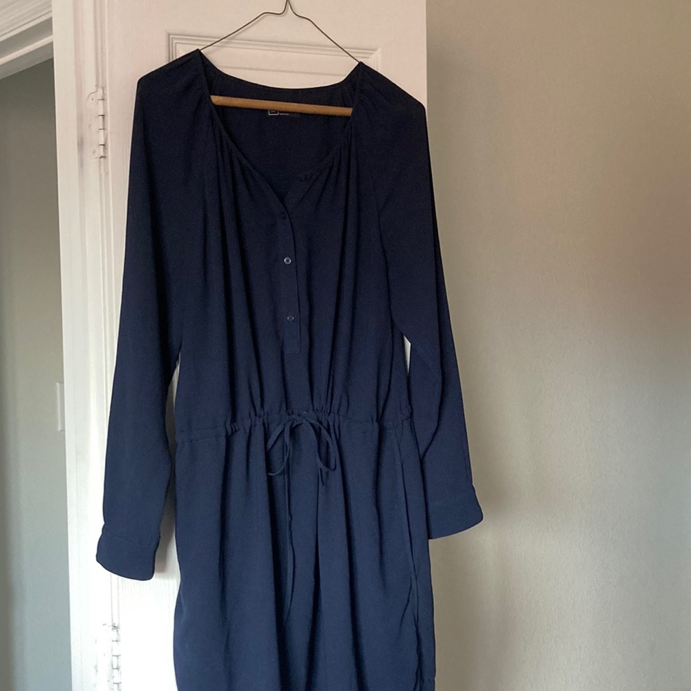 Gap navy polyester dress